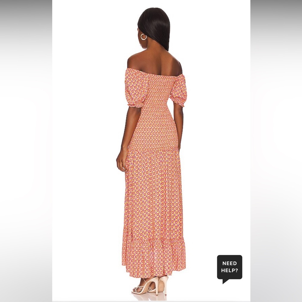 I*space Simone Maxi Dress in Summatime Check - Picture 3 of 5